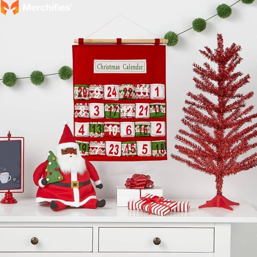 Wall hangings that add fun and excitement to your Christmas countdown.