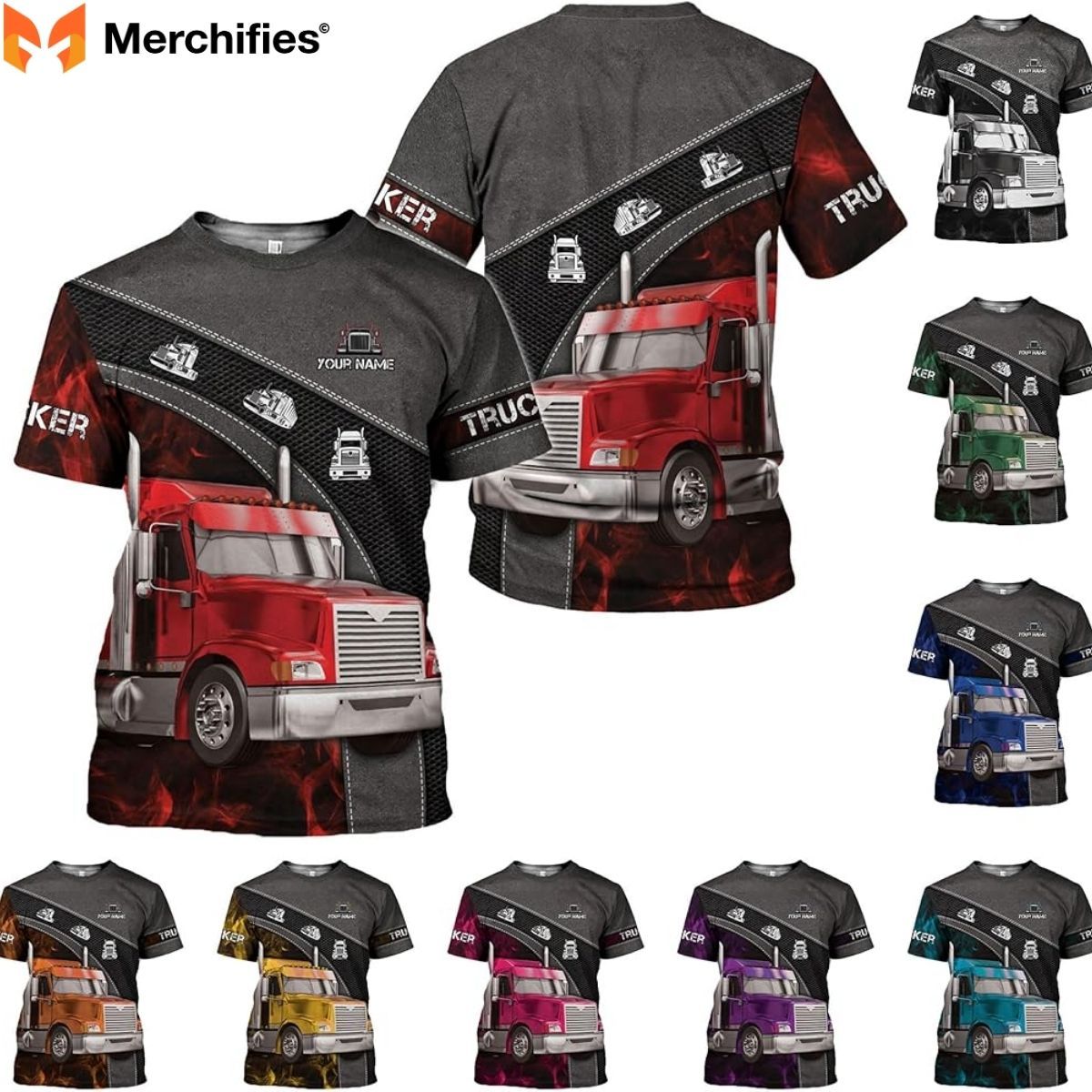 Wear your name with pride — because every trucker’s story is unique.