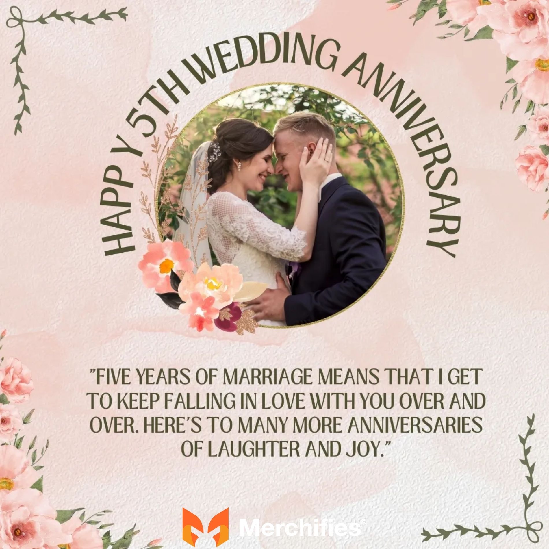 Wedding Anniversary 5 Years Wishes For Friends, Family & Social Media