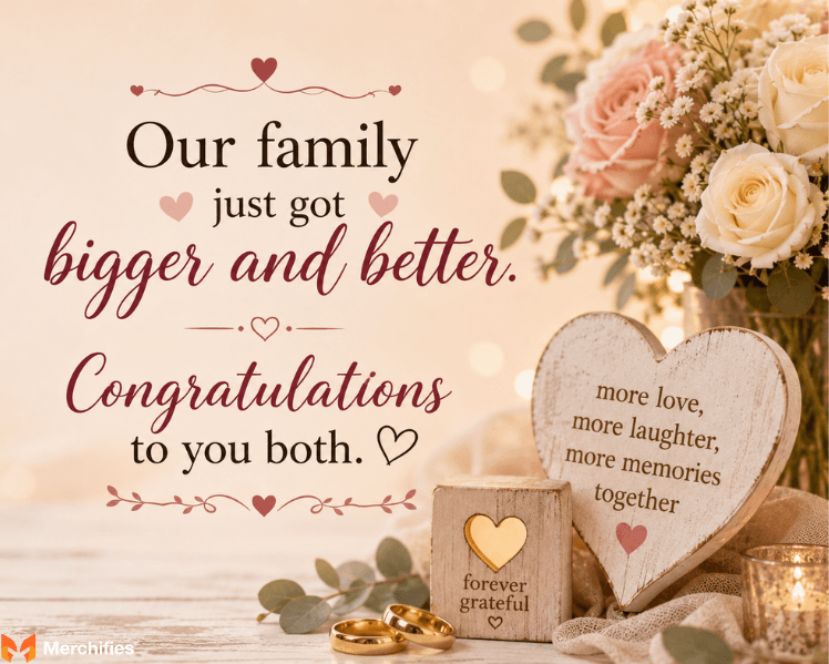 Wedding Wishes for Family Members