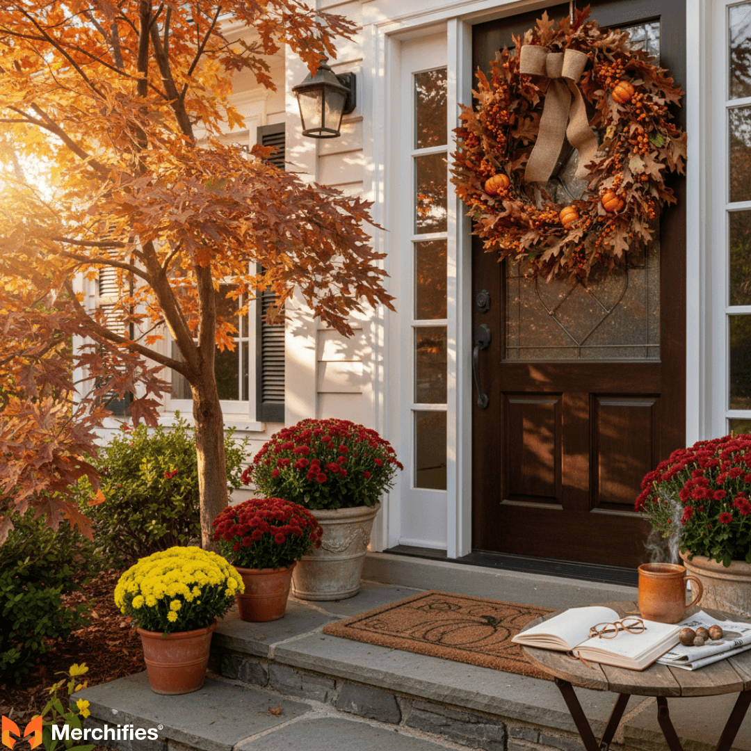 Welcome Fall Why a Door Garland is Your Must-Have Decor