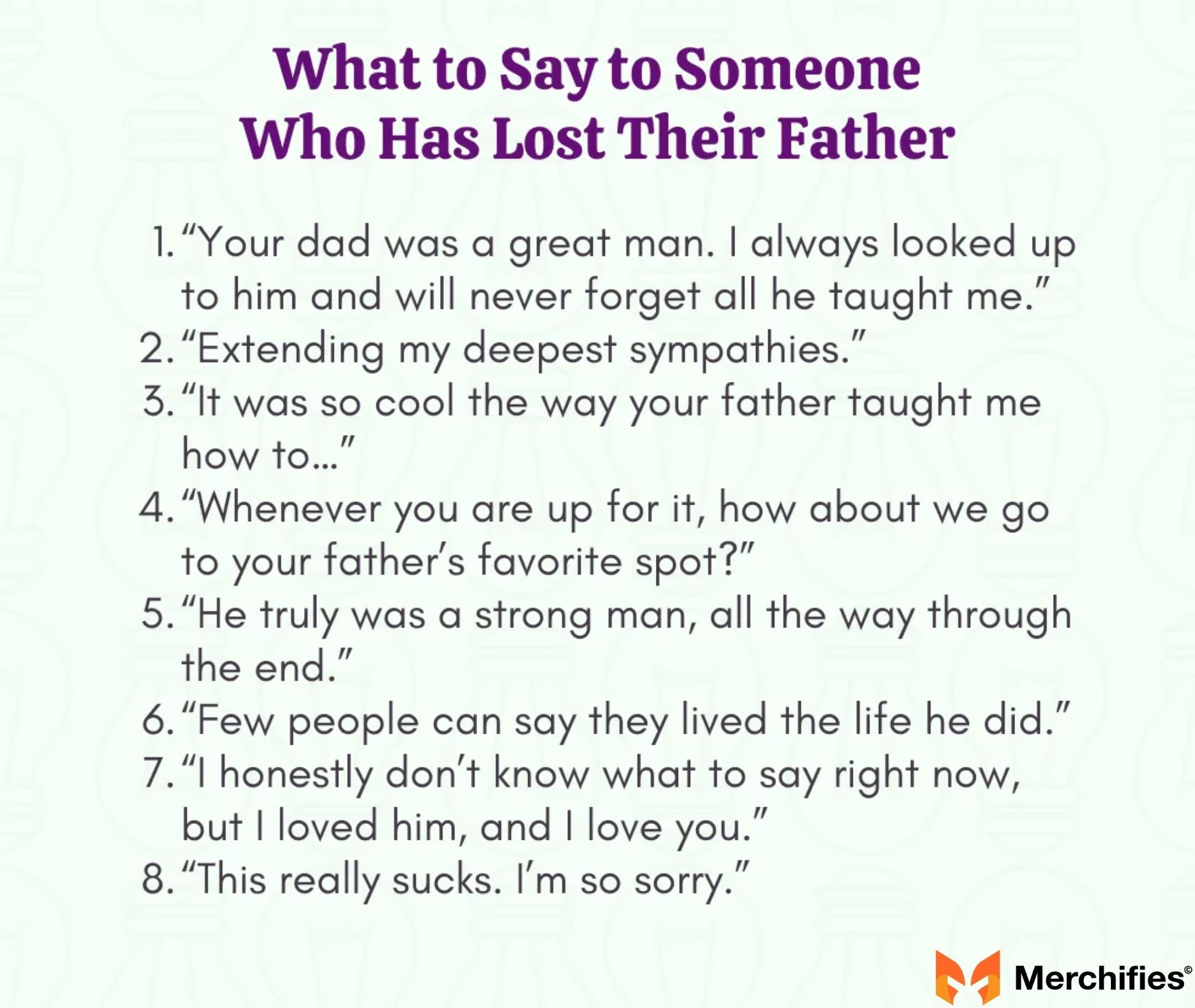 What NOT to Say When Someone is Grieving the Loss of Their Father
