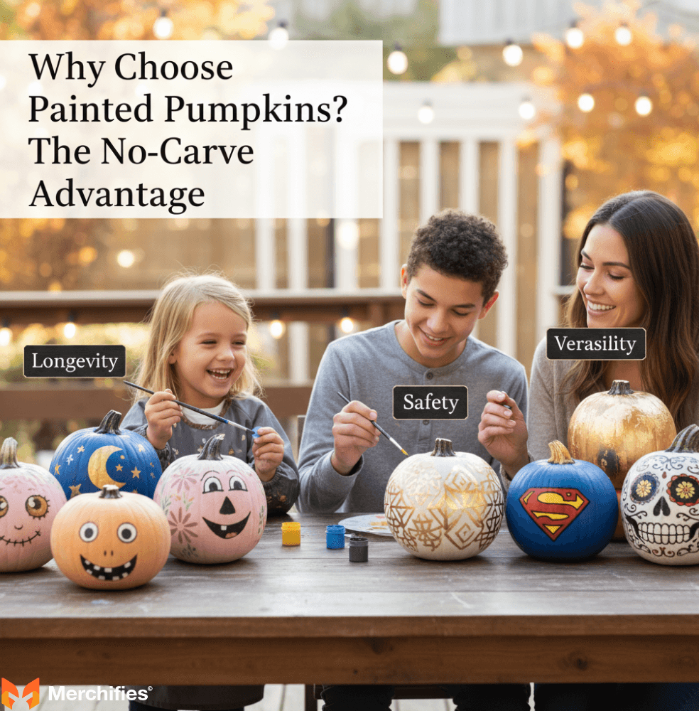 Why Choose Painted Pumpkins The No-Carve Advantage