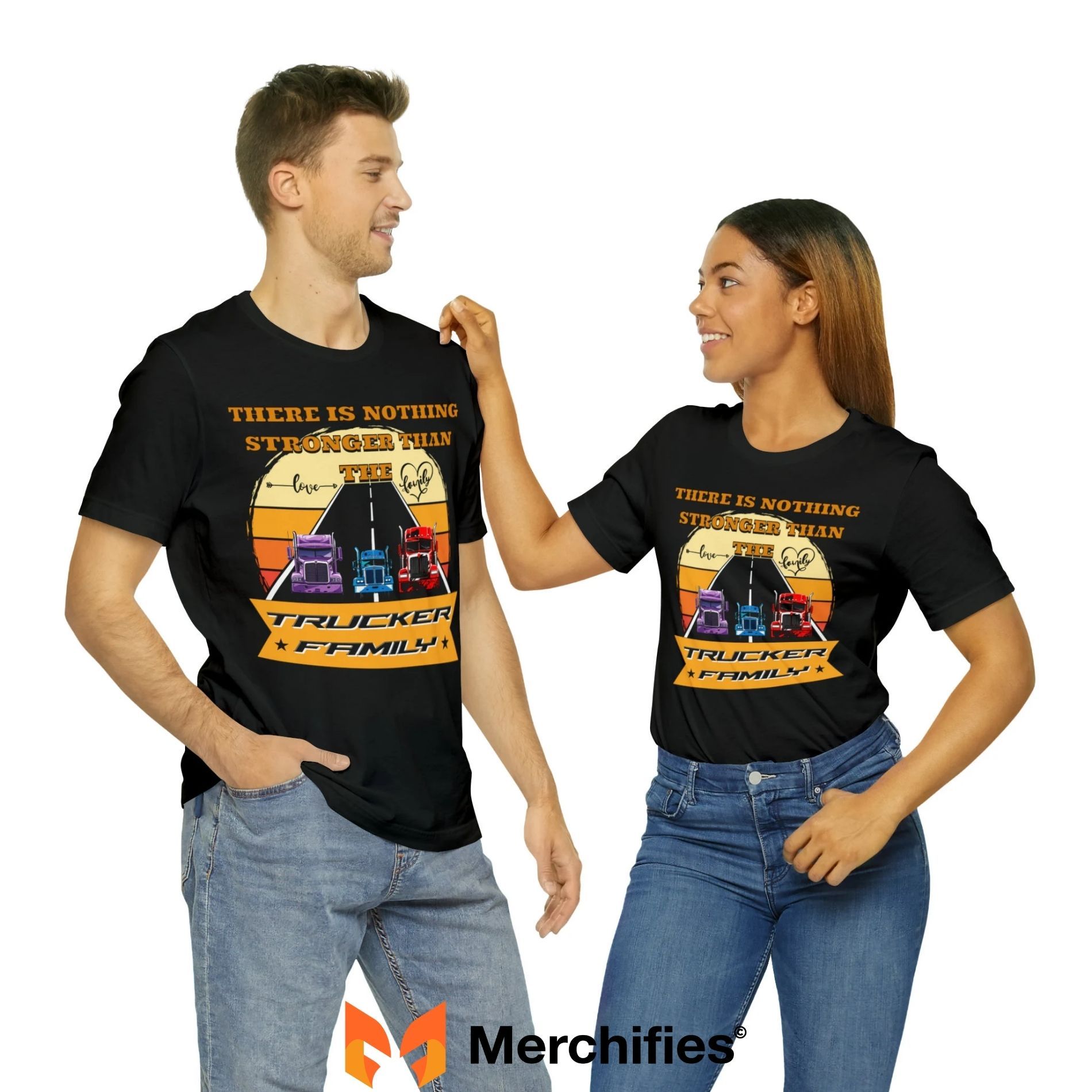 Wife of Trucker Shirts Honoring the Home Front