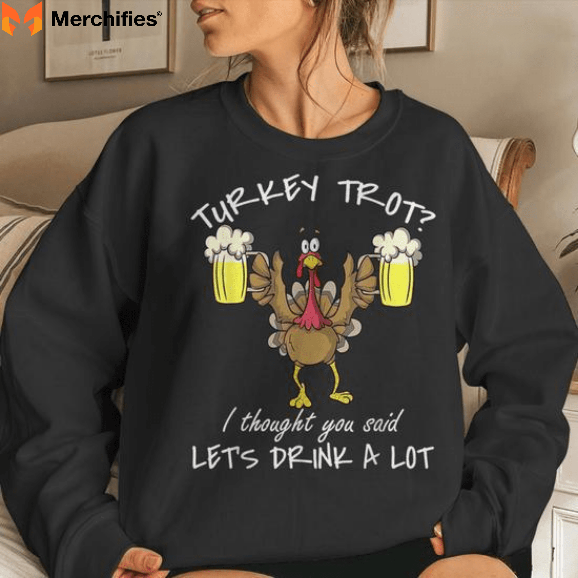 Wine and Turkey Shirts That Bring Humor to Your Thanksgiving Feast
