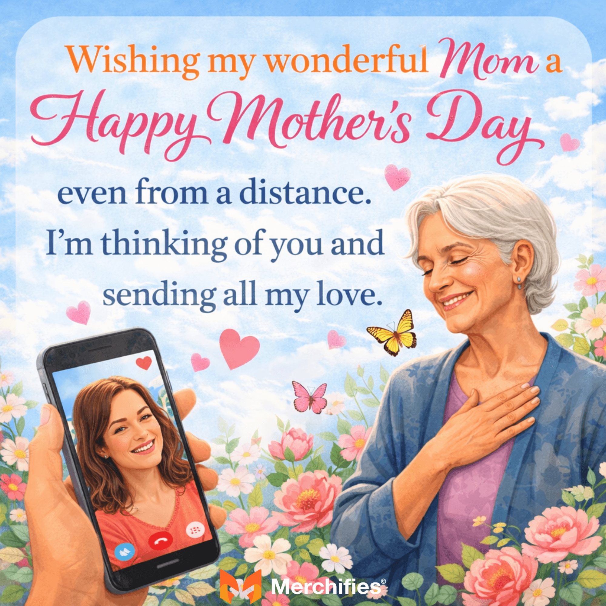 Wishing my wonderful Mom a Happy Mother's Day, even from a distance. I'm thinking of you and sending all my love.