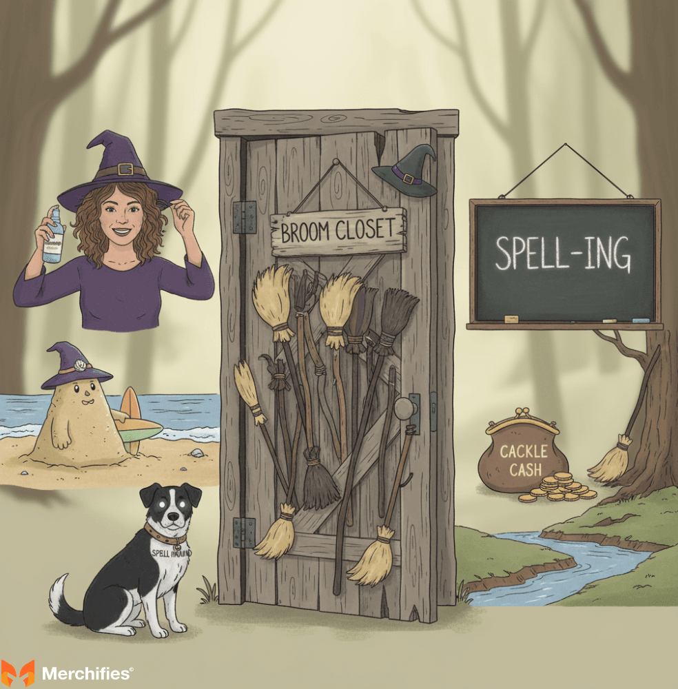 Witchy Wisdom Spellbinding Puns & Broomstick Banter