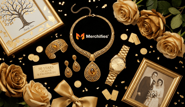 Year 50 Gold β Eternal Love and Prosperity