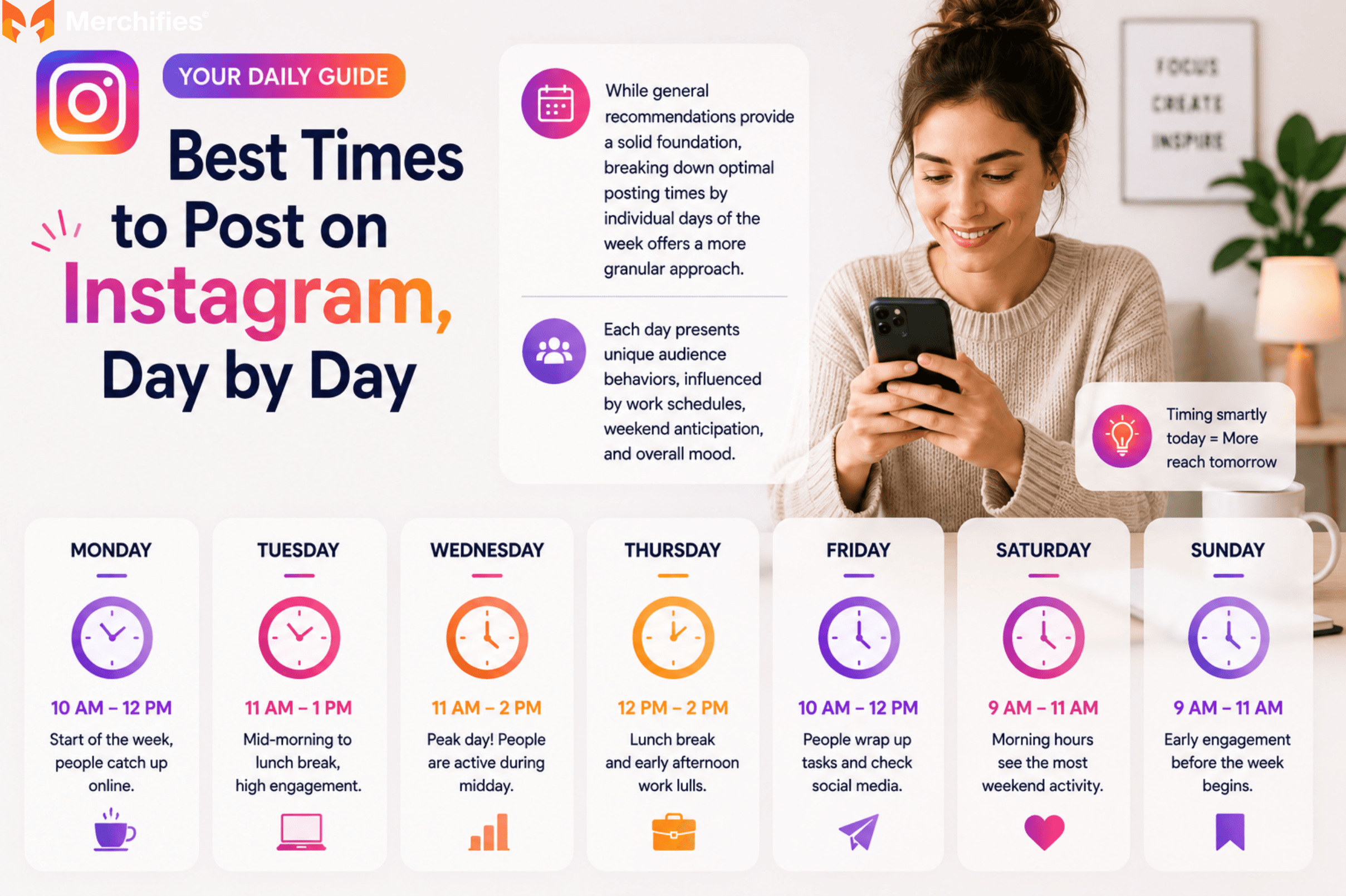 Your Daily Guide Best Times to Post on Instagram, Day by Day