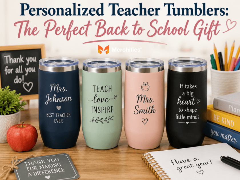 Personalized Teacher Tumblers: 15+ Design Ideas for Back to School Gifts