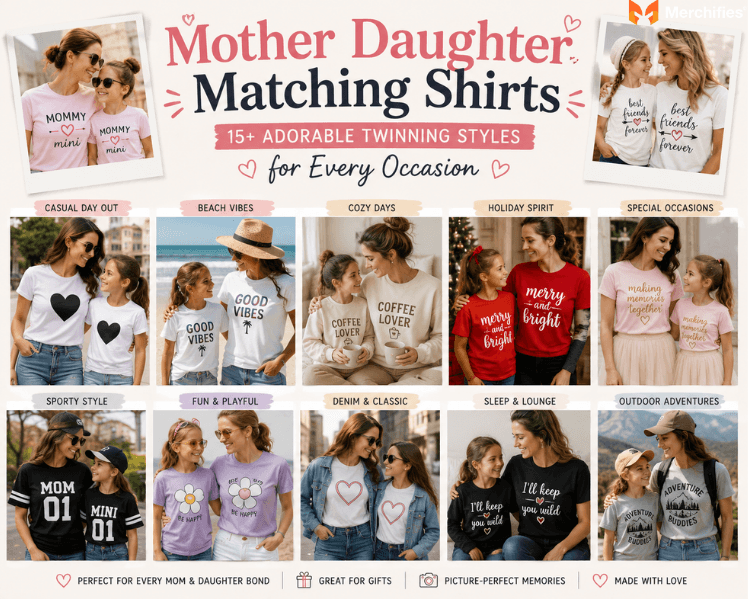 Mother Daughter Matching Shirts: 25+ Adorable Twinning Styles for Every Occasion