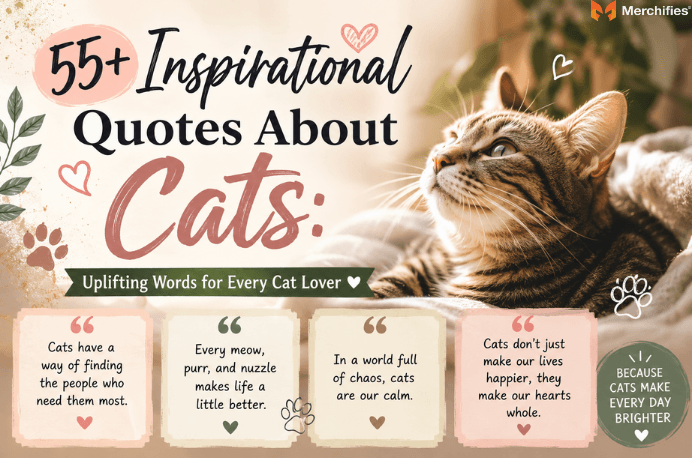 55+ Inspirational Quotes About Cats: Uplifting Words for Every Cat Lover