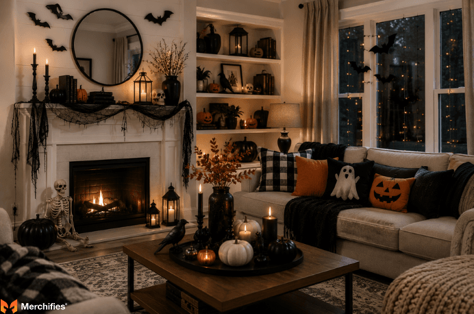 Living-Room-Halloween-Decor-Ideas