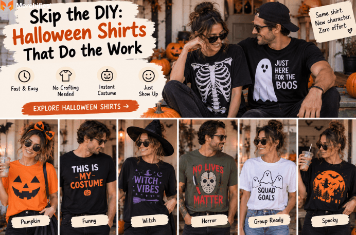 Skip the DIY Halloween Shirts That Do the Work