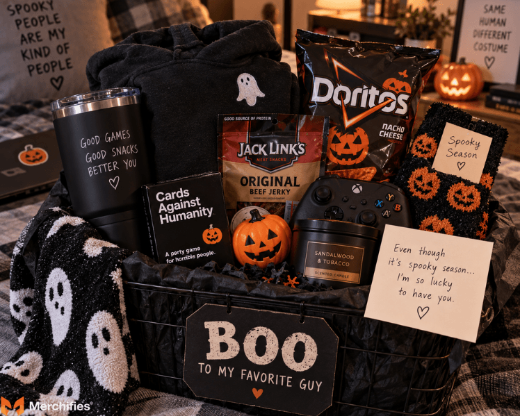 Boo Basket Ideas for Boyfriend: Halloween Gifts He'll Actually Want