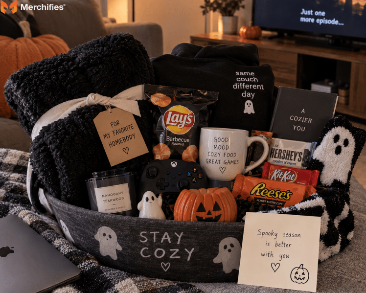 Boo Basket Ideas for the Cozy Homebody Boyfriend