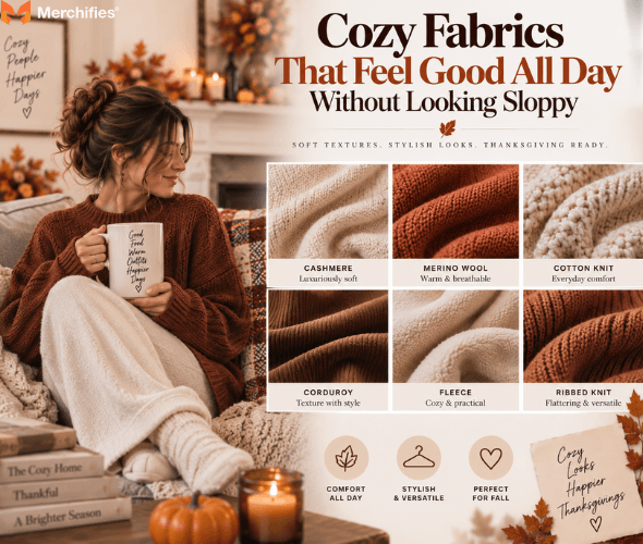 Cozy Fabrics That Feel Good All Day Without Looking Sloppy
