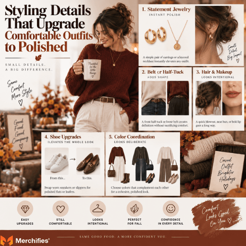 Styling Details That Upgrade Comfortable Outfits to Polished