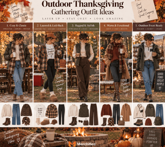 Outdoor Thanksgiving Gathering Outfit Ideas