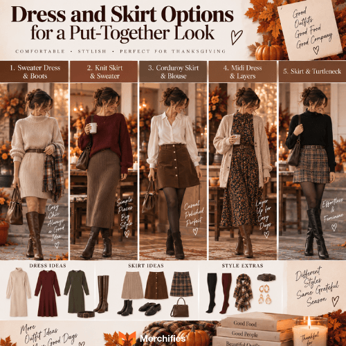 Dress and Skirt Options for a Put-Together Look