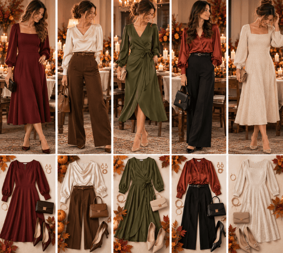 Dressy Thanksgiving Outfits for Formal Dinners