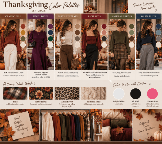 Thanksgiving Color Palettes and Patterns for 2026