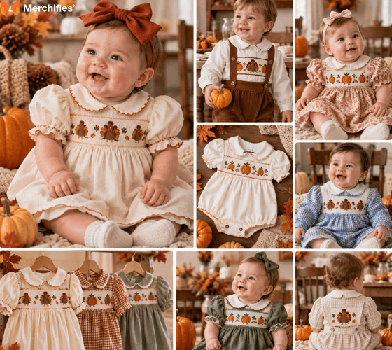 Thanksgiving Smocked Outfits: Classic Baby Styles for the Holiday