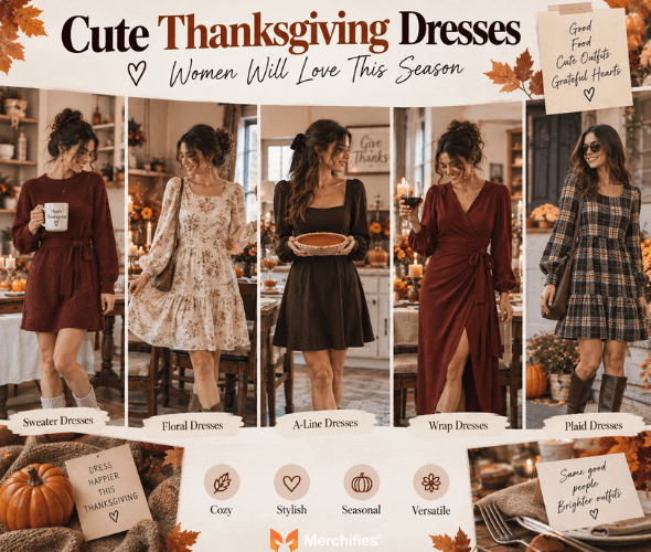 Cute Thanksgiving Dresses Women Will Love This Season