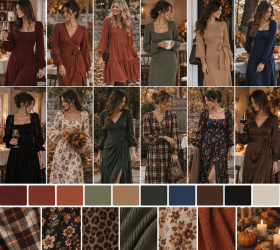 Thanksgiving Dress Colors and Patterns for Fall 2026
