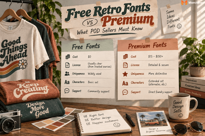 Free-Retro-Fonts-vs-Premium-What-POD-Sellers-Must-Know