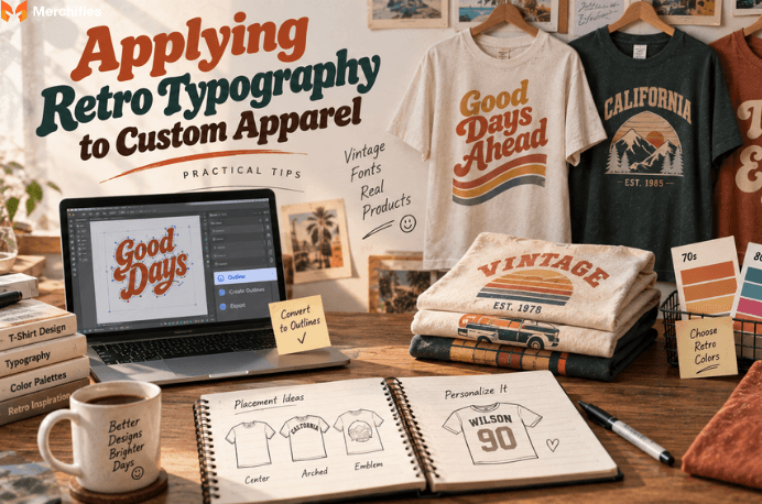 Applying Retro Typography to Custom Apparel Practical Tips