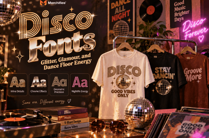 Disco Fonts Glitter, Glamour, and Dance Floor Energy
