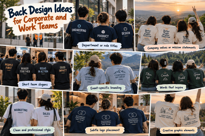 Back Design Ideas for Corporate and Work Teams