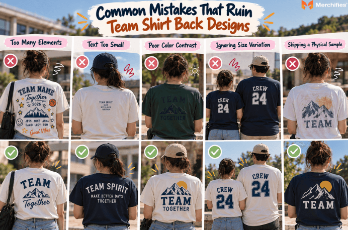 Common Mistakes That Ruin Team Shirt Back Designs