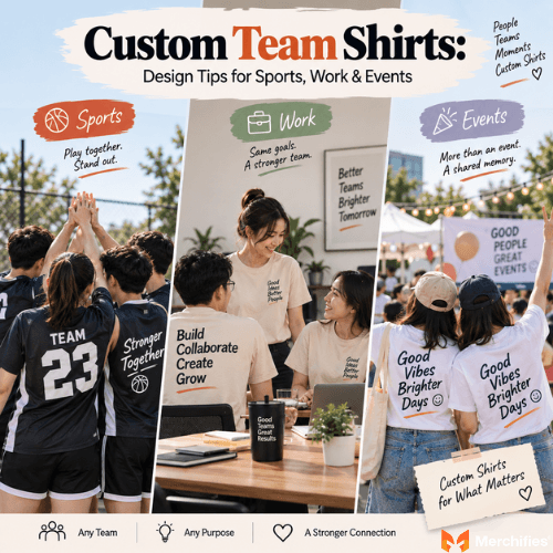 Custom Team Shirts: Design Tips for Sports, Work & Events