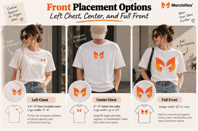 Matching Logo Placement to Your Shirt Purpose