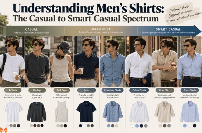 Understanding-Mens-Shirts-The-Casual-to-Smart-Casual-Spectrum