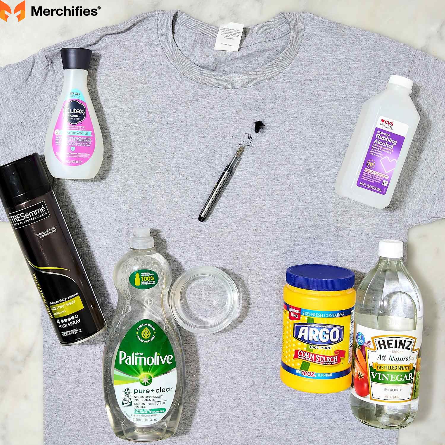 how to get pen ink out of clothes