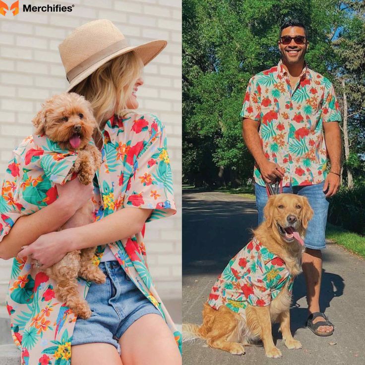 Matching Beagle Family Shirts: Pet and Owner Outfits