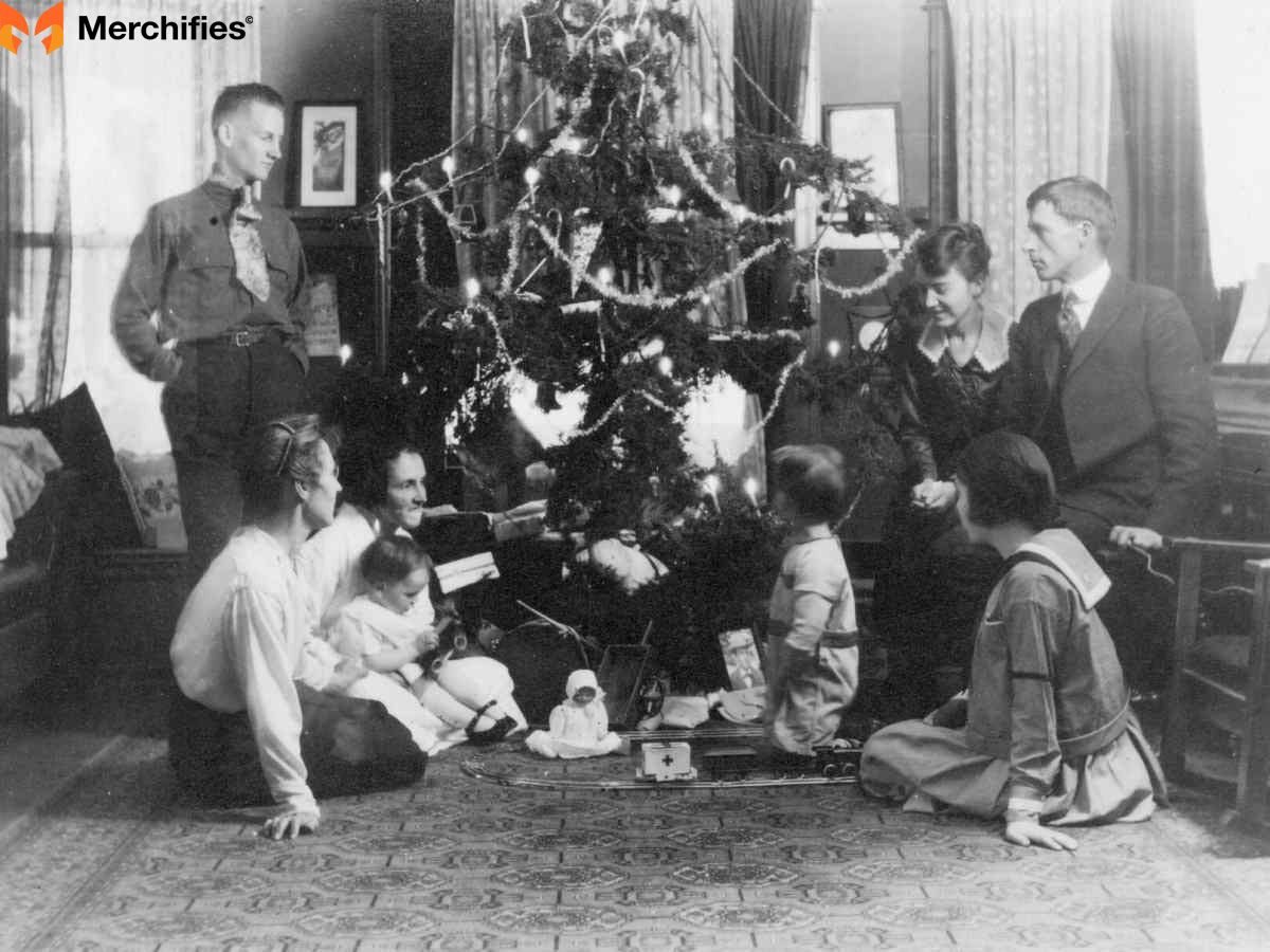 Early American Christmas Formality (1870s-1920s)