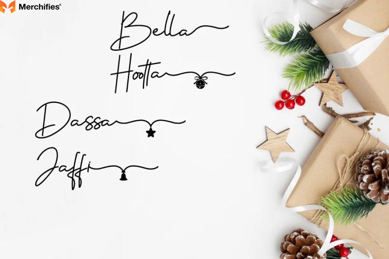 Handwritten and Script Christmas Fonts: Personal Touches