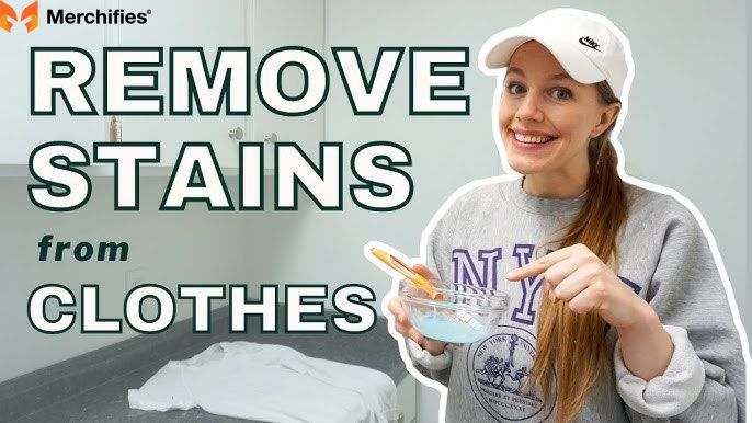 how to remove stains from clothes