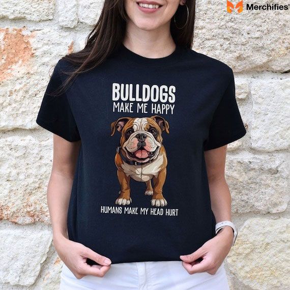 Unique &amp; Custom Bulldog T-Shirt Options