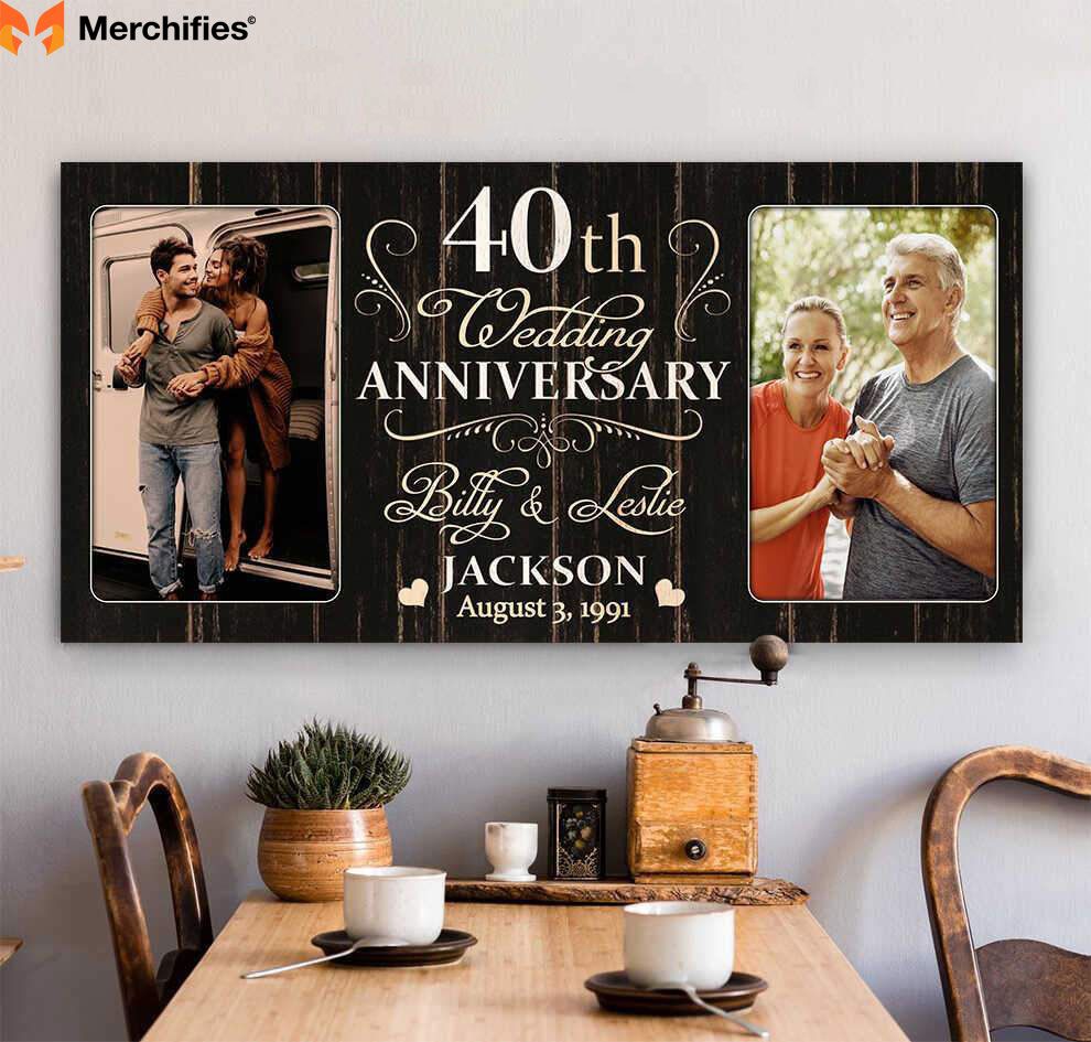Unique 40th Anniversary Gift for Husband