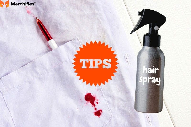 Hairspray to Lift Ink
