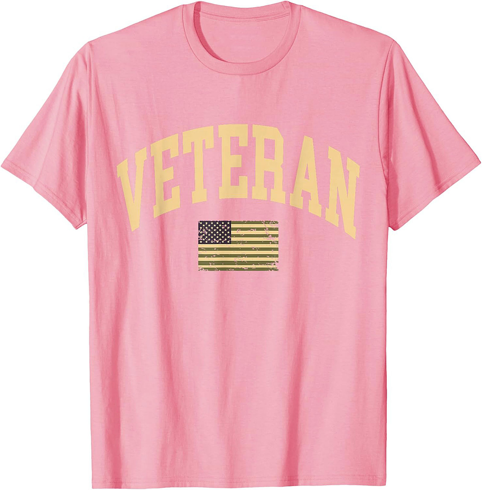 Patriotic Veteran T-shirt | Distressed Military Graphic Tee