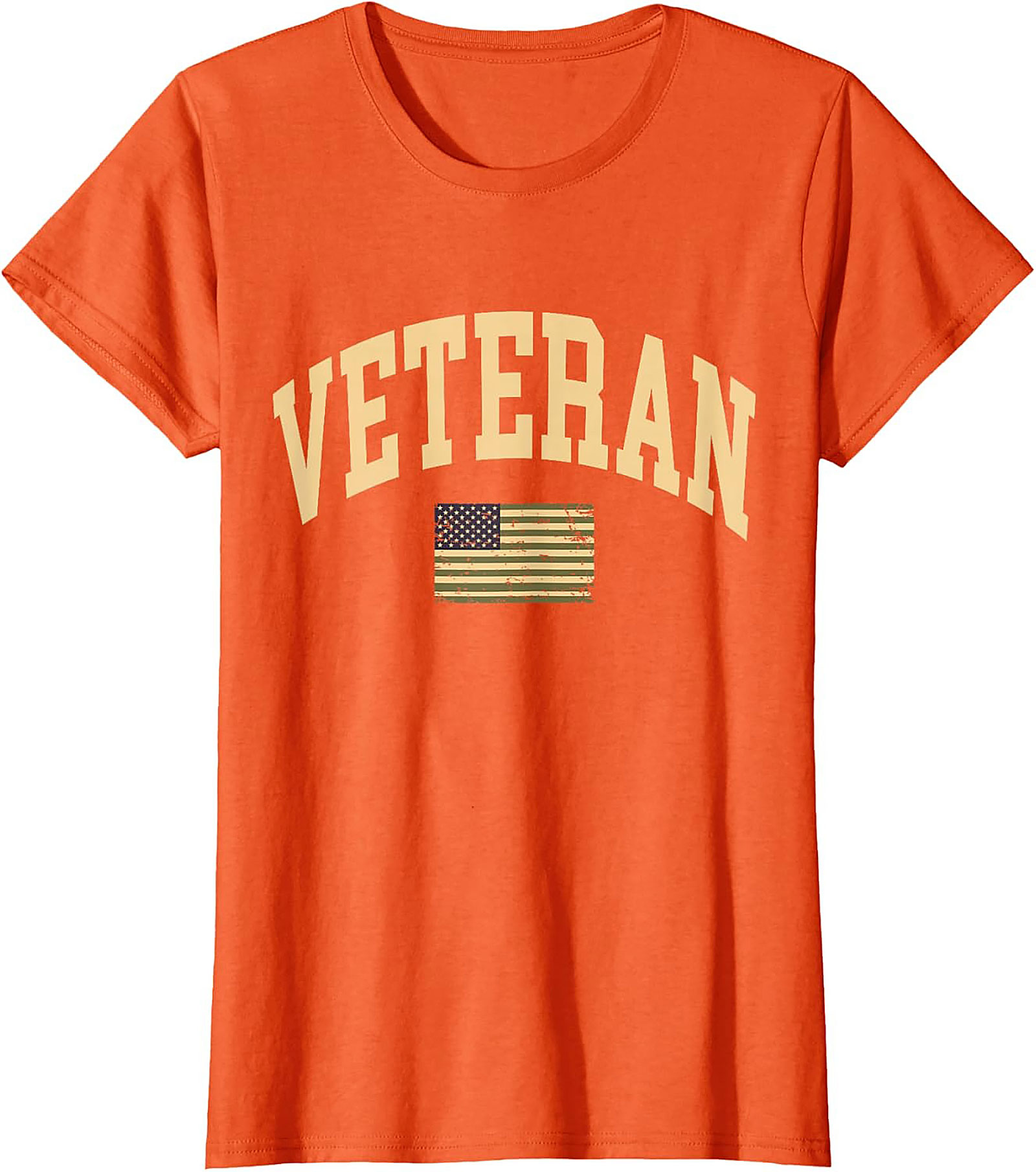 Patriotic Veteran T-shirt | Distressed Military Graphic Tee