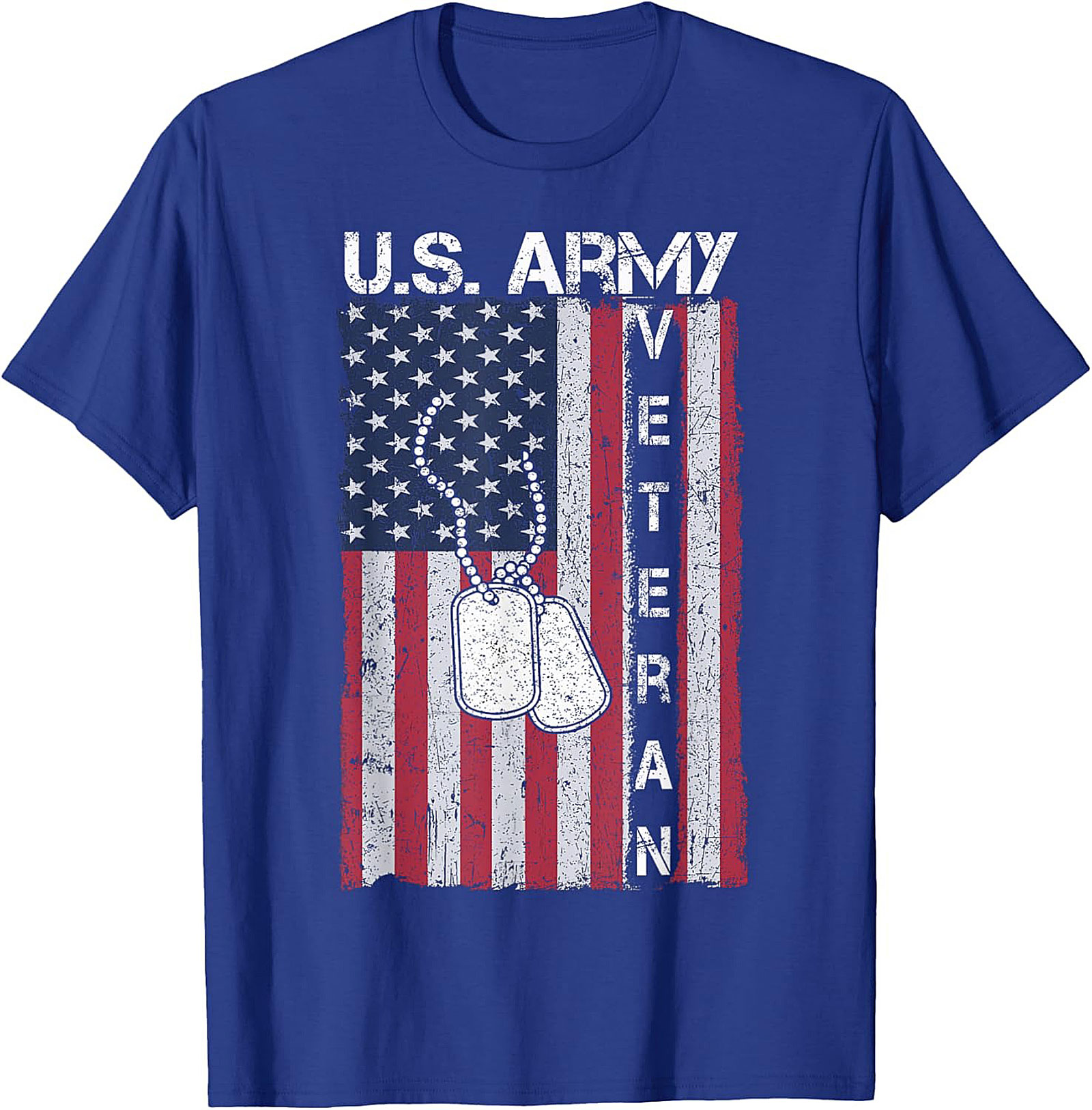 U.S. Army Veteran T-shirt | Distressed Flag Graphic Tee