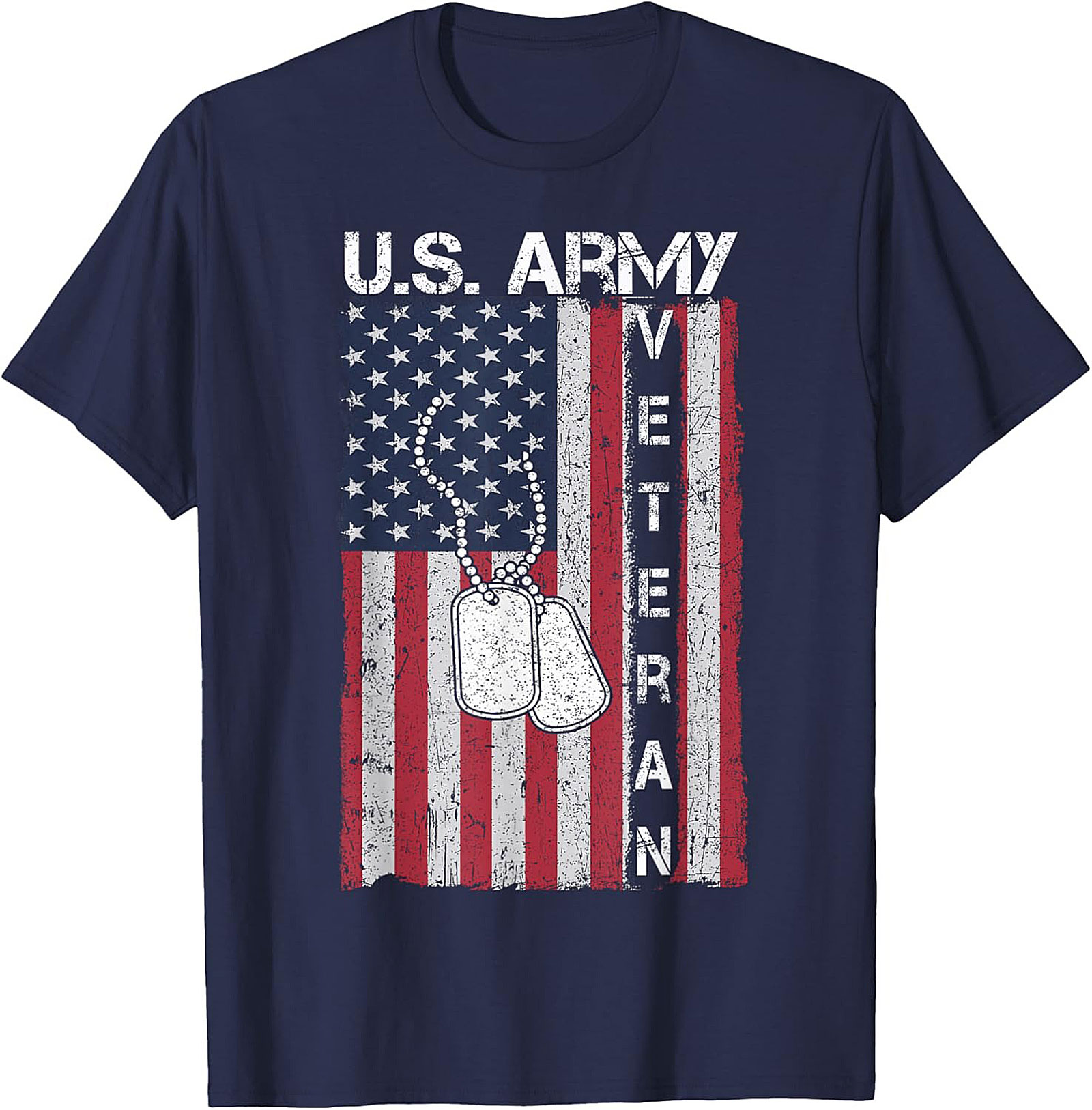U.S. Army Veteran T-shirt | Distressed Flag Graphic Tee