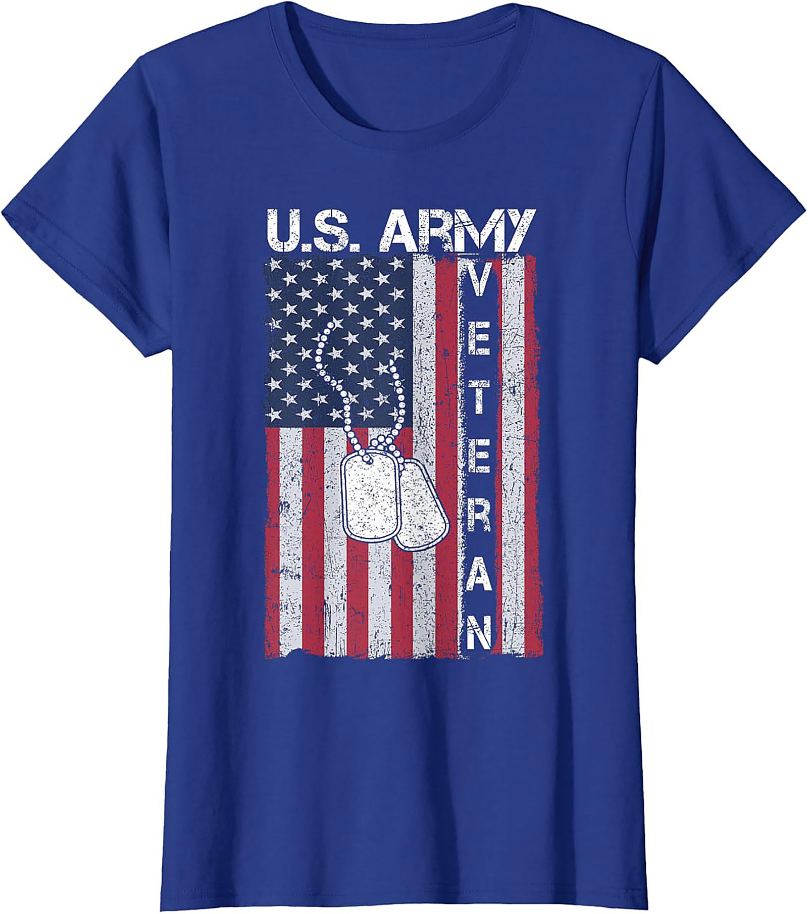 U.S. Army Veteran T-shirt | Distressed Flag Graphic Tee